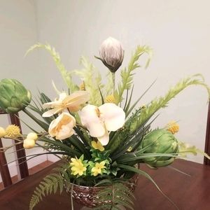 Vase de cristal para comedor o cocina